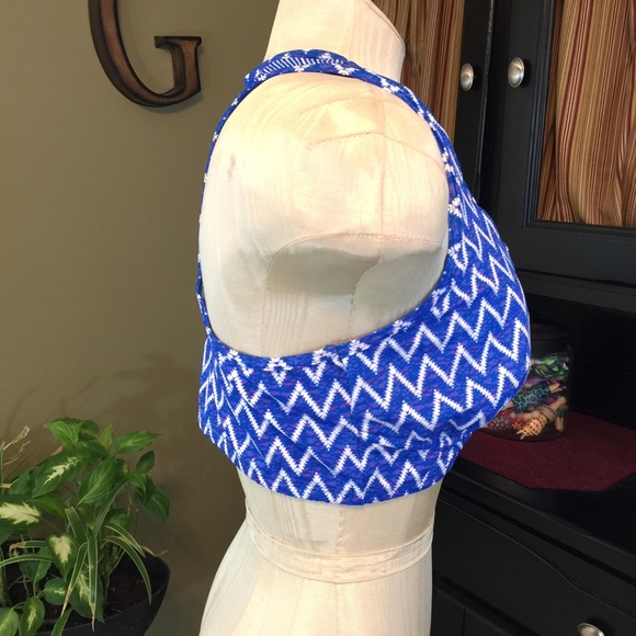 Dune Deck Blue/White Swim Top/Athletic Top 12 - Picture 5 of 5